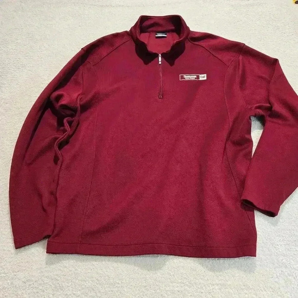 Nike Golf CAT Industries 1/4 zip Long Sleeve Pullover Jacket Men's XXL - Picture 1 of 13